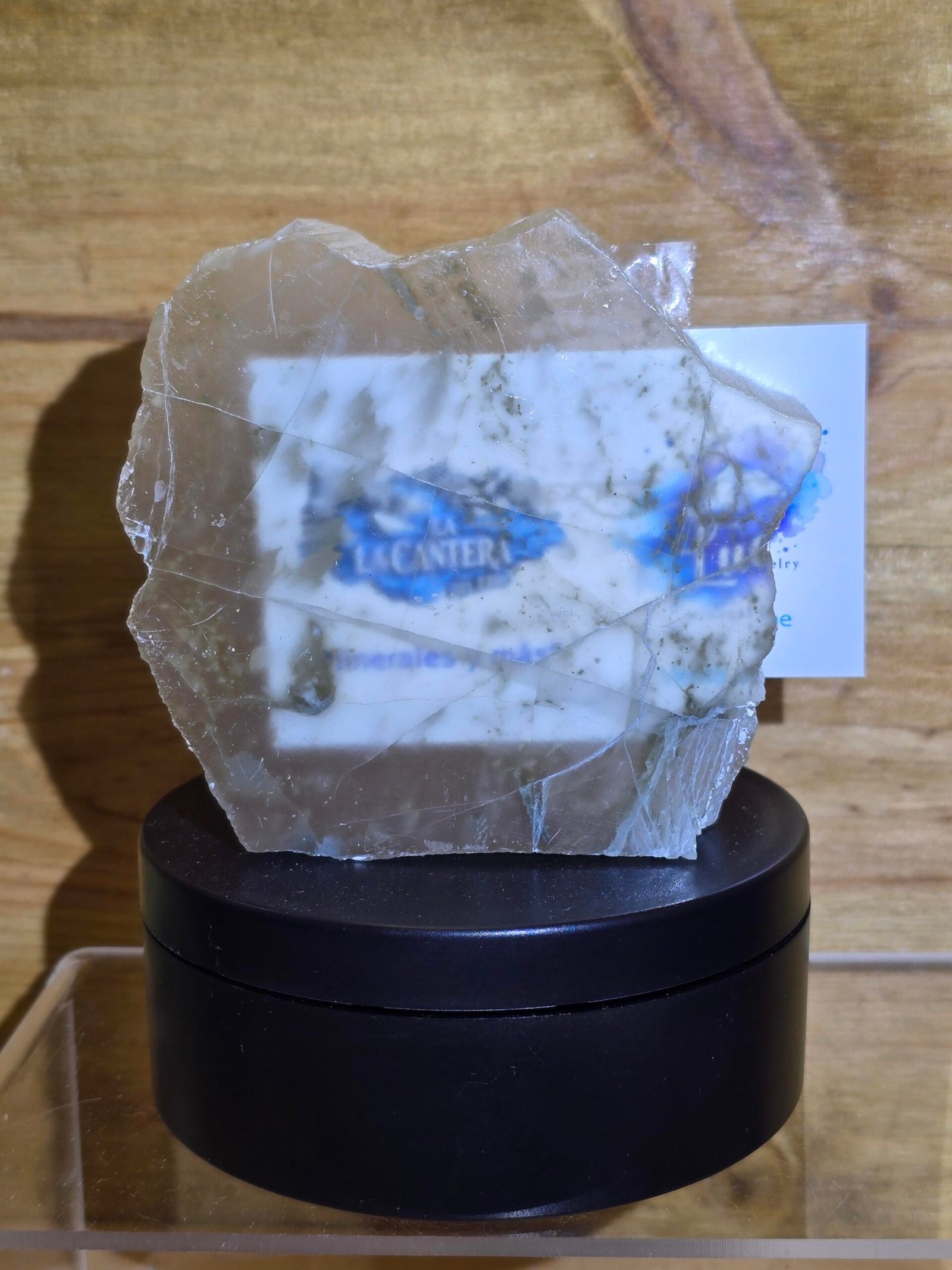 Ulexita (piedra television) mineral natural - Imatge 6