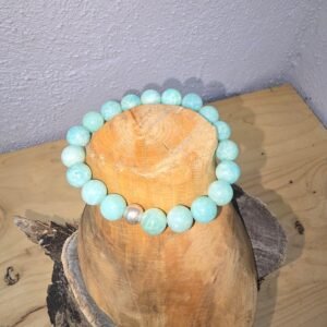 Pulsera de amazonita, mineral natural