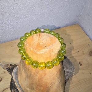 Pulsera de Olivino, mineral natural