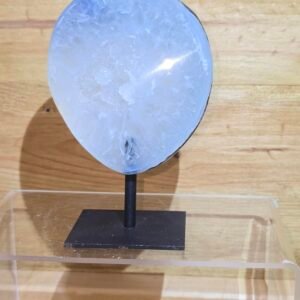 Agata natural calidad extra con peana de hierro