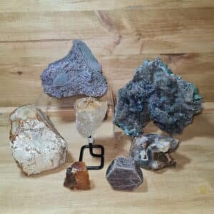 Surtido minerales coleccion naturales