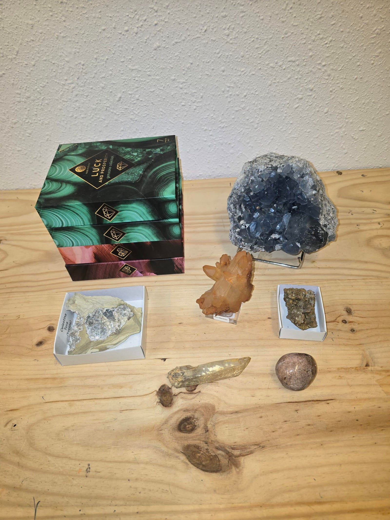 Pack surtido de minerales en bruto